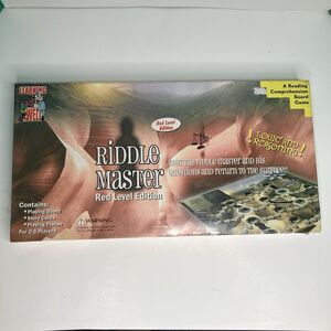 Learning Well Riddle Master Reading Comprehension Board Game Red Level Brand New